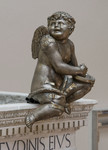 Replica statua Spiritello bronzeo della cantoria destro