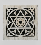 Formella a tarsia con stella