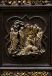 Resurrezione di Lazzaro, Porta Nord del Battistero