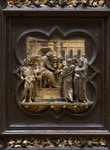 Cristo davanti a Pilato, Porta Nord del Battistero