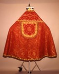 Piviale damasco rosso Cammino