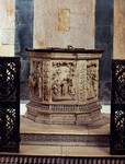 Fonte battesimale istoriato del Battistero