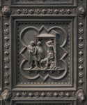 Formella Decollazione di San Giovanni Battista Porta sud