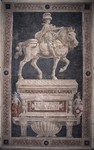 Dipinto Monumento equestre a Niccolò Mauruzi, detto 'Niccolò da Tolentino'