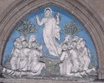 Lunetta Ascensione di Cristo di Luca della Robbia