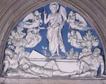 Lunetta Resurrezione di Cristo di Luca della Robbia
