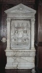 Lavabo della Sagrestia delle Messe con Putti alati su otre e Cherubino del Buggiano