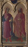 Dipinto Santi Cosma e Damiano a fondo oro di Andrea di Giusto