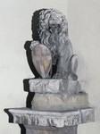 Marzocco con stemma del popolo fiorentino
