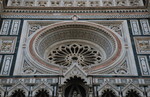 Rosone centrale, sinistro e destro della Cattedrale