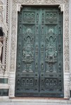 Porta bronzea centrale, sinistra e destra della Cattedrale