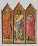 Trittico con i Santi Zanobi,  Giovanni Battista e Reparata