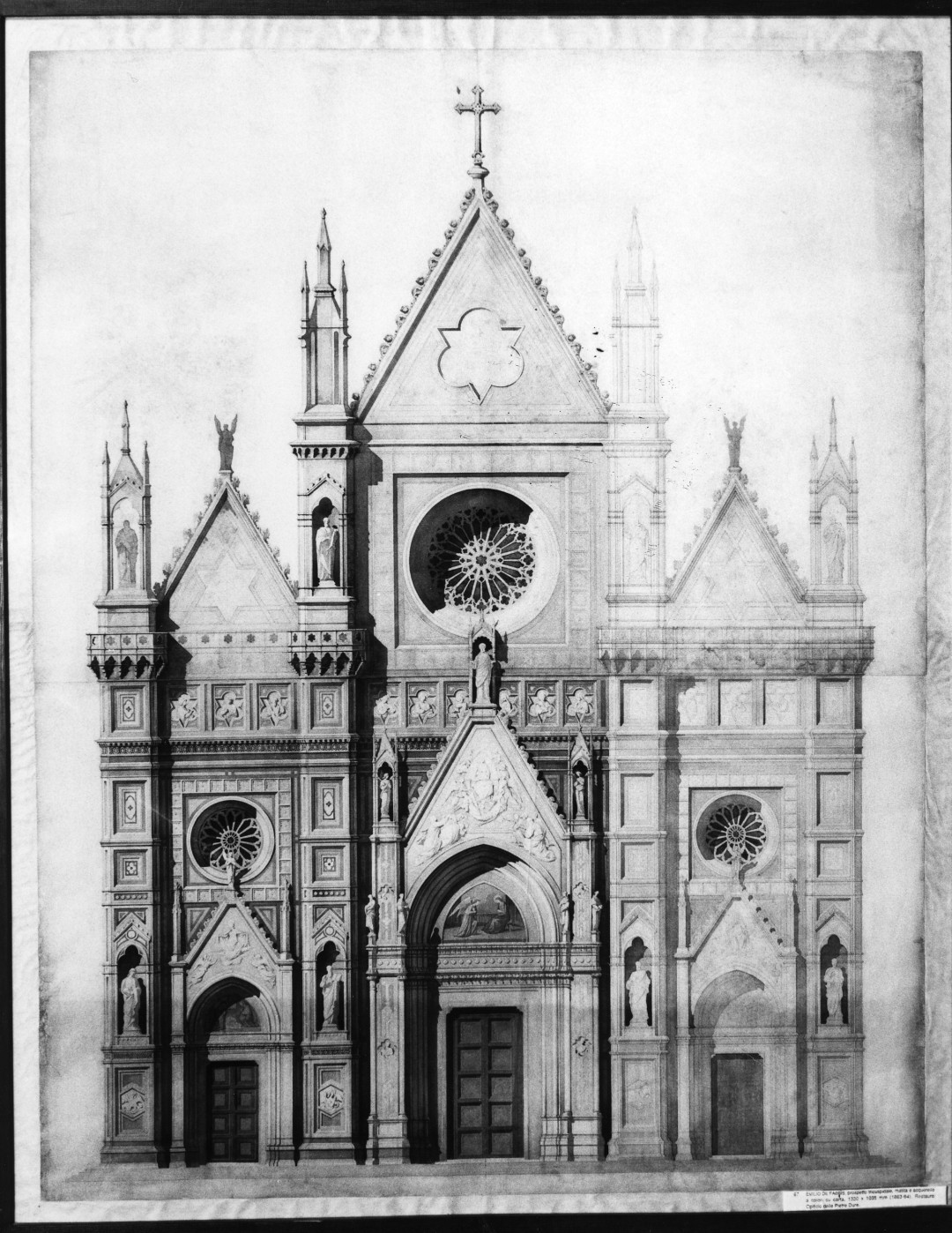 Studio per la facciata di Santa Maria del Fiore
